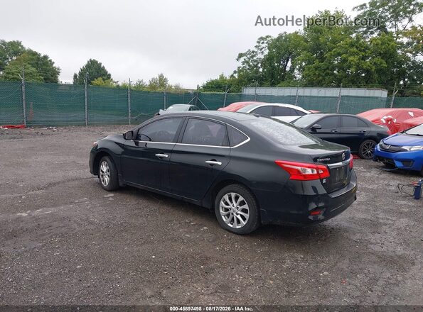 3N1AB7AP0HY371067 2017 NISSAN SENTRA Black Rear left