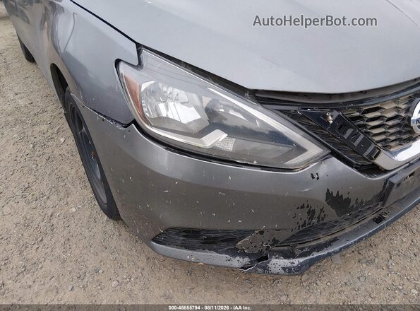 3N1AB7AP0HY384983 2017 NISSAN SENTRA Gray Դիմացի տեսք