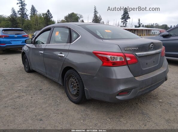 3N1AB7AP0HY384983 2017 NISSAN SENTRA Gray Հետևի ձախ