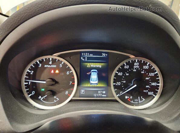 3N1AB7AP0HY397250 2017 NISSAN SENTRA White Widok zestawu wskaźników