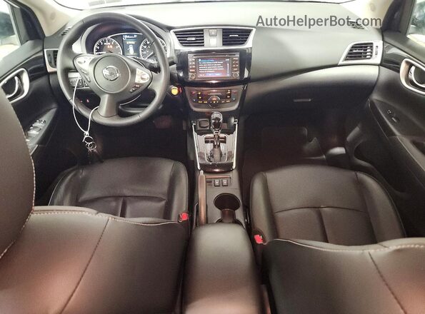 3N1AB7AP0HY397250 2017 NISSAN SENTRA White Widok deski rozdzielczej