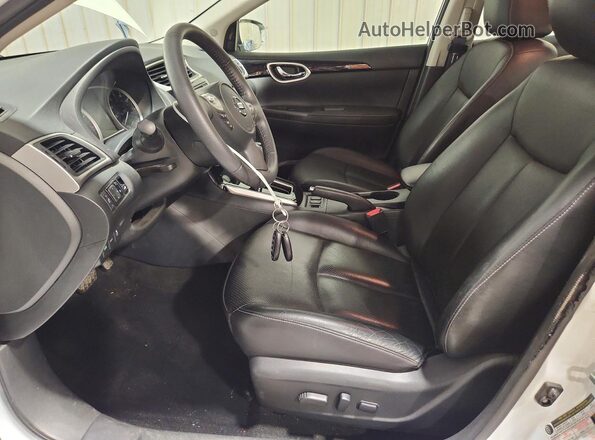 3N1AB7AP0HY397250 2017 NISSAN SENTRA White Widok wnętrza z przodu