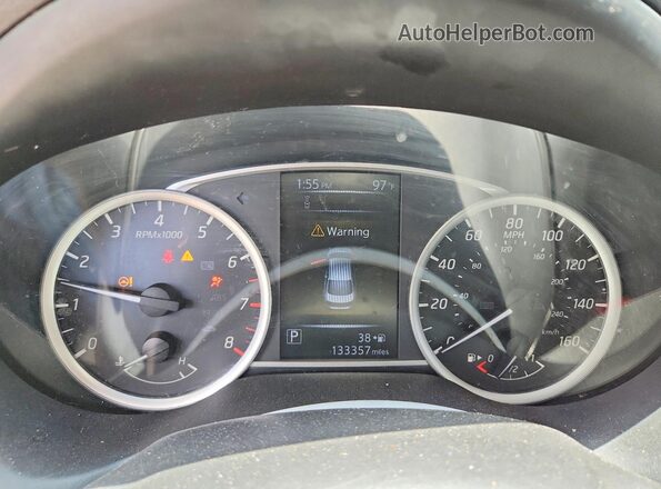 3N1AB7AP0JL624195 2018 NISSAN SENTRA Серебряный Вид щитка приборов