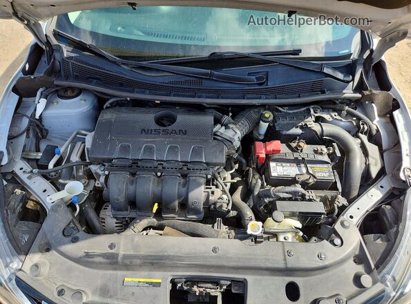 3N1AB7AP0JL624195 2018 NISSAN SENTRA Серебряный Вид задней части салона