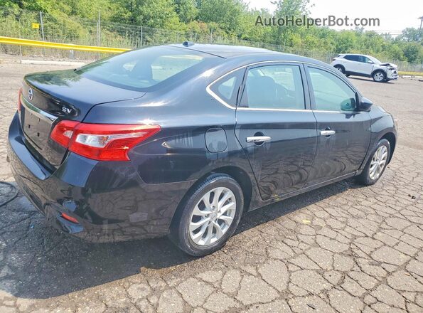 3N1AB7AP0JL633267 2018 NISSAN SENTRA Black უკანა მარჯვენა