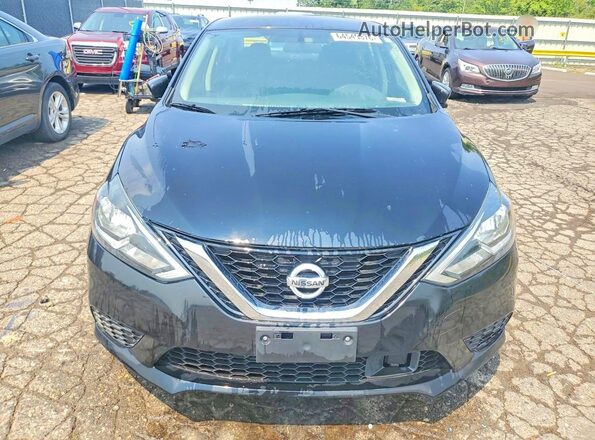 3N1AB7AP0JL633267 2018 NISSAN SENTRA Black წინა ხედი