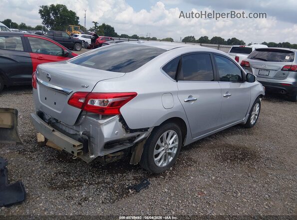 3N1AB7AP0JL650070 2018 NISSAN SENTRA Silver უკანა მარჯვენა