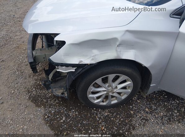 3N1AB7AP0JL650070 2018 NISSAN SENTRA Silver წინა ხედი
