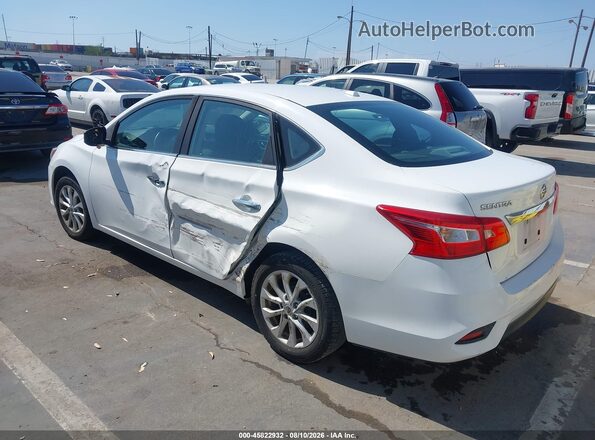3N1AB7AP0JL653082 2018 NISSAN SENTRA White Tył lewy