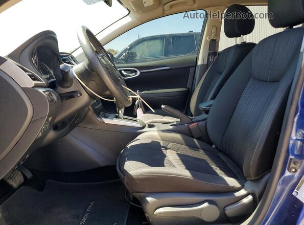 3N1AB7AP0JL661960 2018 NISSAN SENTRA Blue Вид салону спереду