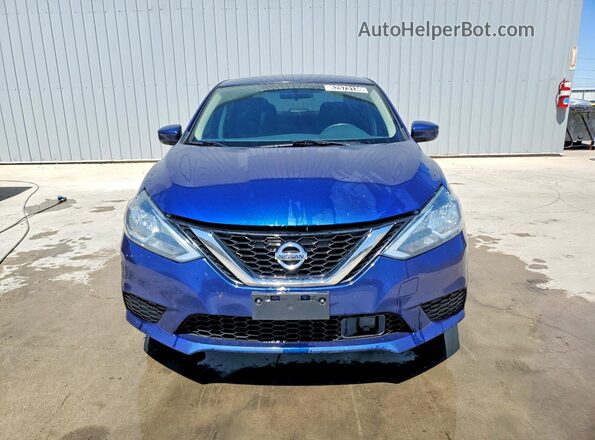 3N1AB7AP0JL661960 2018 NISSAN SENTRA Blue Вид спереду