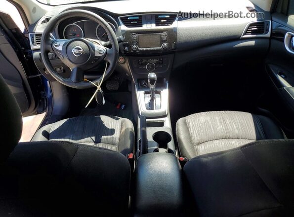 3N1AB7AP0JL661960 2018 NISSAN SENTRA Blue Вид панелі приладів