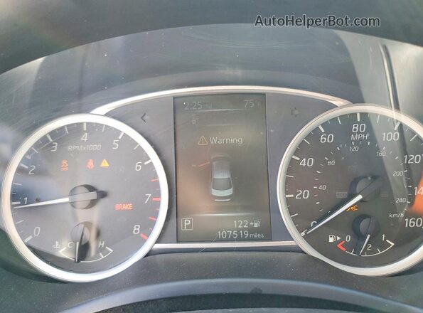3N1AB7AP0JL661960 2018 NISSAN SENTRA Blue Вид щитка приладів