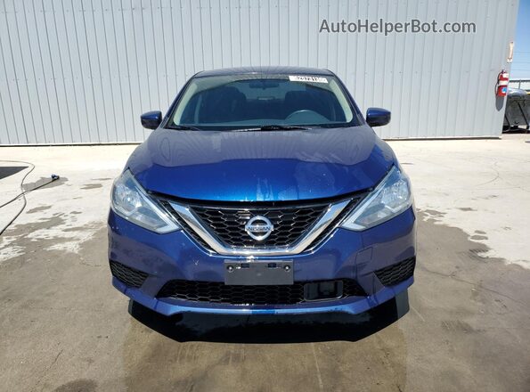 3N1AB7AP0JL661960 2018 NISSAN SENTRA Blue Панорамний вид салону 360°