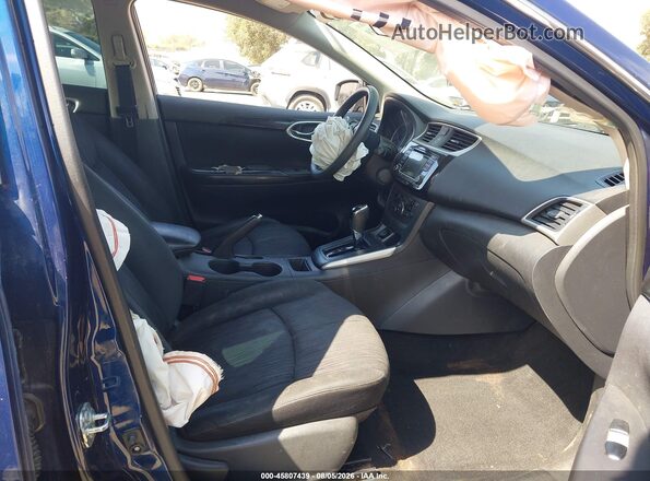 3N1AB7AP0JY225287 2018 NISSAN SENTRA Blue Սալոնի դիմացի տեսք