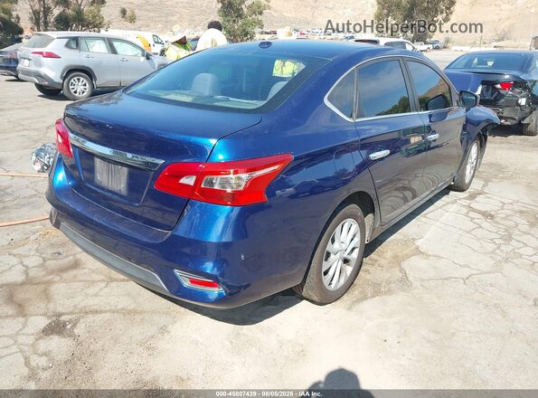 3N1AB7AP0JY225287 2018 NISSAN SENTRA Blue Հետևի աջ