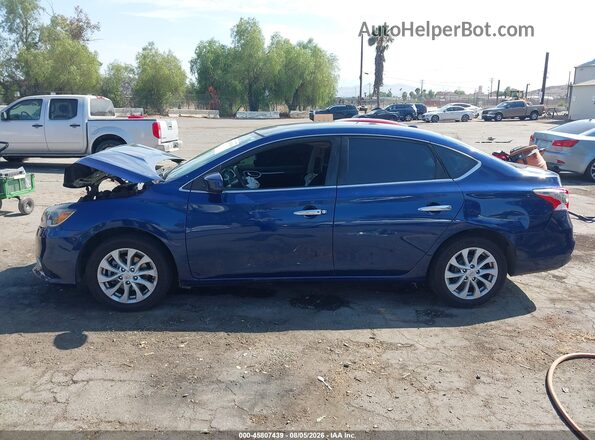 3N1AB7AP0JY225287 2018 NISSAN SENTRA Blue Սալոնի 360 աստիճան տեսք