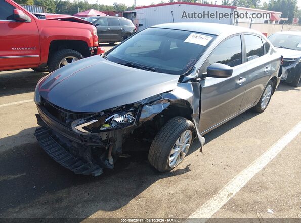 3N1AB7AP0JY227766 2018 NISSAN SENTRA Gray Widok z przodu