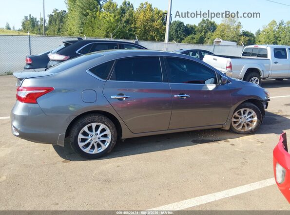 3N1AB7AP0JY227766 2018 NISSAN SENTRA Gray Widok wnętrza 360 stopni