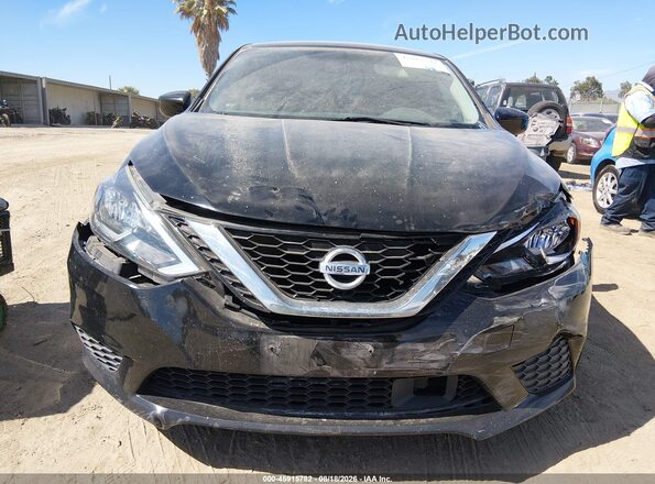 3N1AB7AP0JY257527 2018 NISSAN SENTRA Black Вид щитка приладів