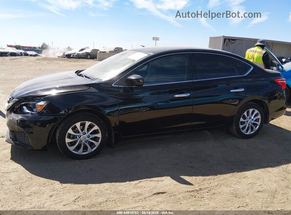 3N1AB7AP0JY257527 2018 NISSAN SENTRA Black Панорамний вид салону 360°