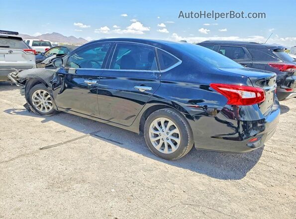 3N1AB7AP0JY259892 2018 NISSAN SENTRA Черный Задняя левая четверть
