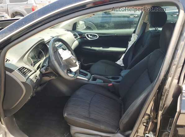 3N1AB7AP0JY259892 2018 NISSAN SENTRA Черный Вид салона спереди