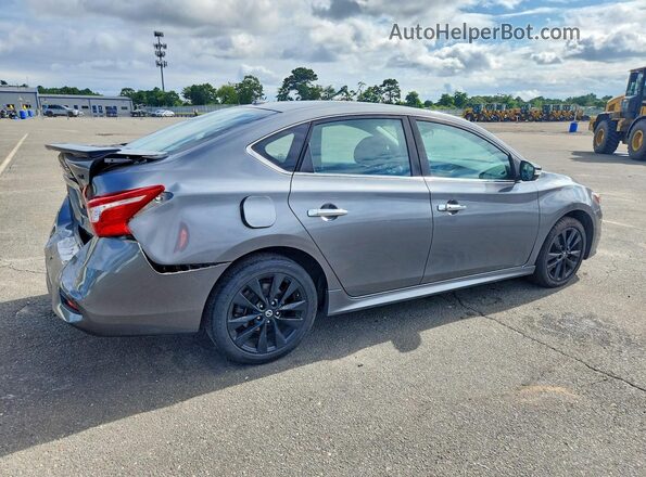 3N1AB7AP0JY272299 2018 NISSAN SENTRA Серый Задняя правая четверть