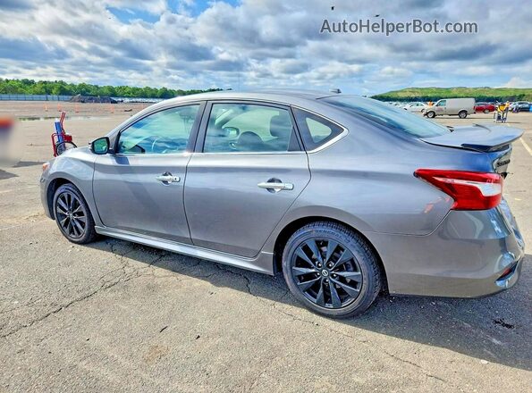 3N1AB7AP0JY272299 2018 NISSAN SENTRA Серый Задняя левая четверть
