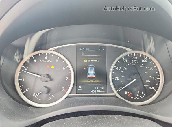 3N1AB7AP0JY272299 2018 NISSAN SENTRA Серый Вид щитка приборов
