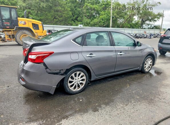 3N1AB7AP0JY295808 2018 NISSAN SENTRA Gray Trasero derecho