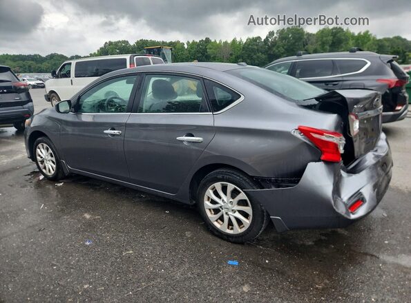 3N1AB7AP0JY295808 2018 NISSAN SENTRA Gray Trasero izquierdo