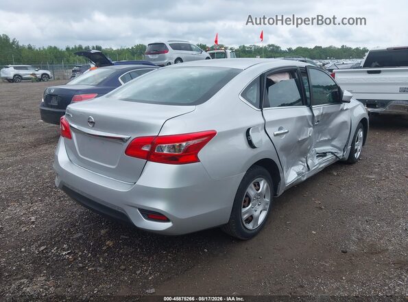 3N1AB7AP0JY306662 2018 NISSAN SENTRA Silver უკანა მარჯვენა