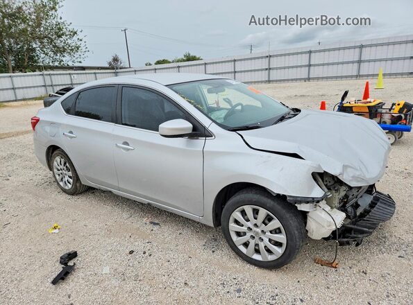3N1AB7AP0JY307410 2018 NISSAN SENTRA Silver Delantero derecho