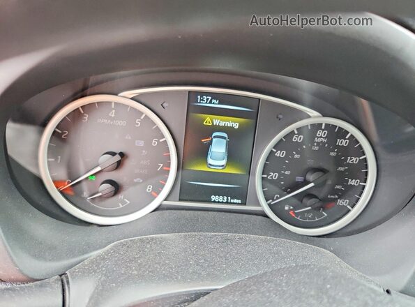 3N1AB7AP0JY307410 2018 NISSAN SENTRA Silver Vista del cuadro de instrumentos