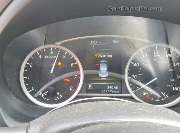 3N1AB7AP0JY320352 2018 NISSAN SENTRA Серый Вид щитка приборов
