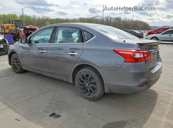 3N1AB7AP0JY320352 2018 NISSAN SENTRA Серый Задняя левая четверть