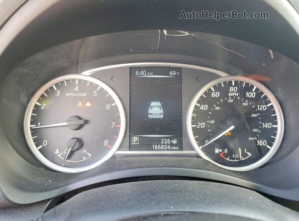 3N1AB7AP0JY338916 2018 NISSAN SENTRA White Вид щитка приладів