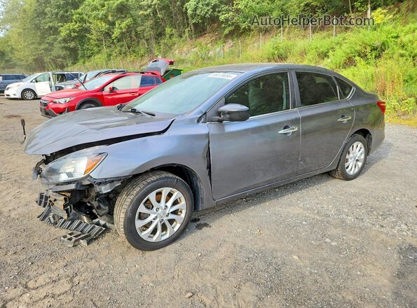 3N1AB7AP0KL602750 2019 NISSAN SENTRA Gray უკანა მარცხენა