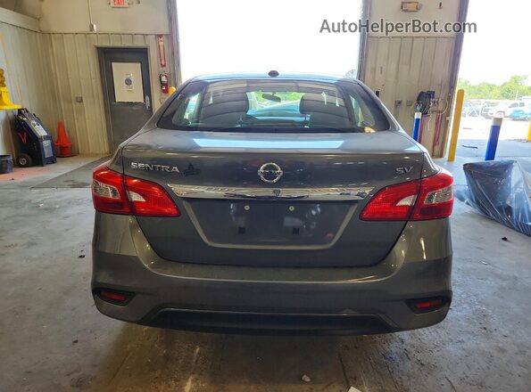 3N1AB7AP0KL622903 2019 NISSAN SENTRA Gray Widok z tyłu