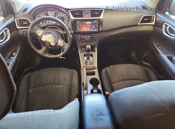3N1AB7AP0KL622903 2019 NISSAN SENTRA Gray Widok deski rozdzielczej