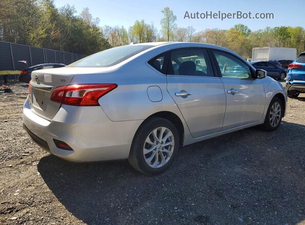 3N1AB7AP0KL626787 2019 NISSAN SENTRA Silver Rear right