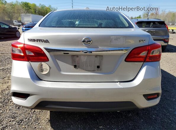 3N1AB7AP0KL626787 2019 NISSAN SENTRA Silver Rear view