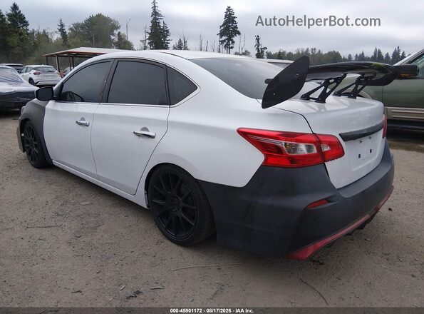 3N1AB7AP0KY212508 2019 NISSAN SENTRA White Trasero izquierdo