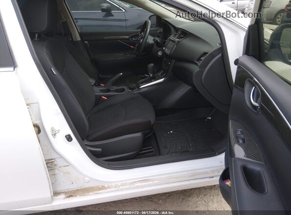 3N1AB7AP0KY212508 2019 NISSAN SENTRA White Vista interior delantera