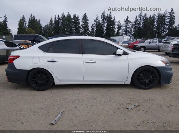 3N1AB7AP0KY212508 2019 NISSAN SENTRA White Vista interior trasera