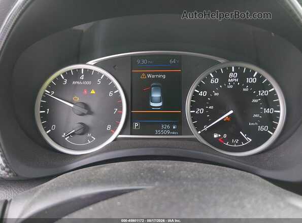 3N1AB7AP0KY212508 2019 NISSAN SENTRA White Vista de los asientos traseros
