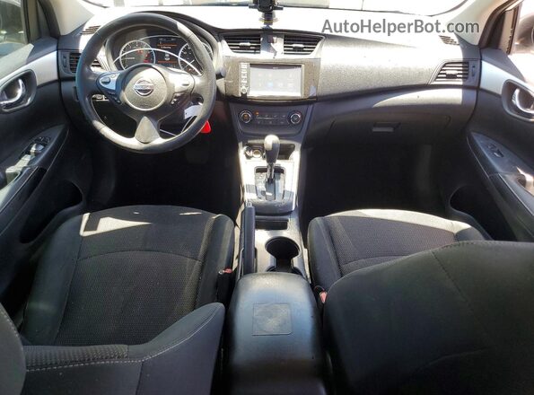 3N1AB7AP0KY216140 2019 NISSAN SENTRA White Widok deski rozdzielczej