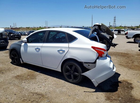 3N1AB7AP0KY216140 2019 NISSAN SENTRA White Tył lewy