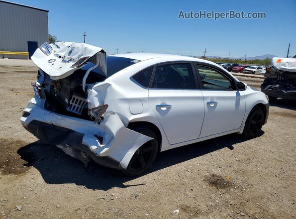 3N1AB7AP0KY216140 2019 NISSAN SENTRA White Tył prawy